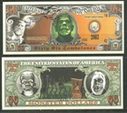MONSTER MONEY NOVELTY BILL BY AMERICAN ART CLASSICS