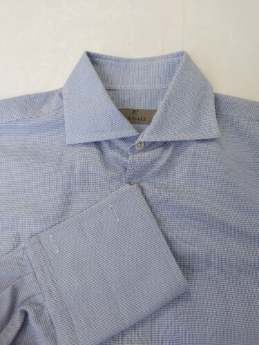Canali mens shirt blue - Gem
