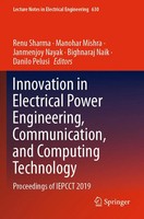 Innovation in Electrical Power Engineering, Communication, And Computing...