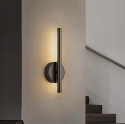 #ad Rennnsan Brandon 1 Light 19.6quot; LED Wall Sconce Matte Black 3000K Dimmable $35.19