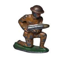 Barclay B68 Toy Soldier Soldier Bullet Feeder Shell B 68 Vintage Dimestore Toy