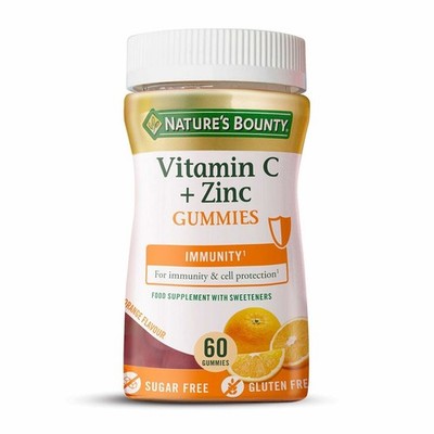 Nahrungsergänzungsmittel Nature's Bounty Vitamina C Zinc Gummis Vitamin C Zin