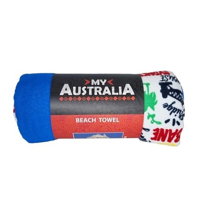 Beach Towel Australia 'Map' Badetuch