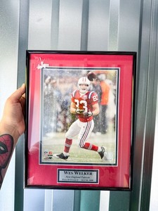 Wes Welker Custom Framed New England Patriots 8x10 photo - October 18, 2009