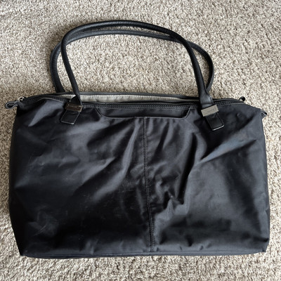 Samsonite Nylon Carry-On Tote Bag Padded Laptop Compartment - Black - GUC