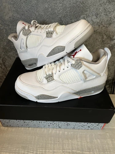 Size 10 - Jordan 4 Retro Mid White Oreo CT8527-100 Brand New DS!!! 💯 Authentic