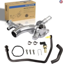 MITZONE Upgraded Aluminum Coolant Housing Compatible with 2011-2020 Chevrolet