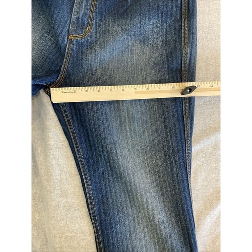 Miss Vigoss Jeans Womens 14 Blue Bootcut Medium Wash Ramie Faded Cowgirl - Picture 11 of 14