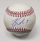 Zach Cole Signed Autographed Game Used Major League Baseball ASTROS