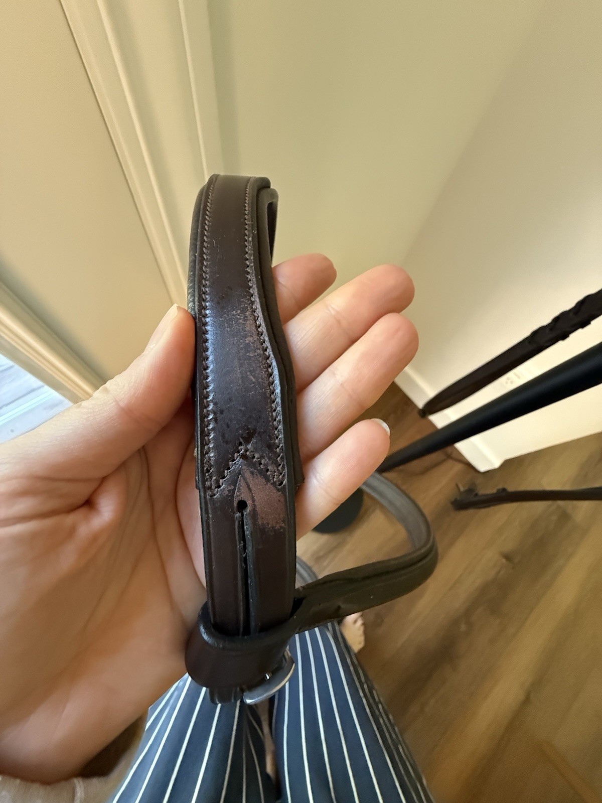 Oversize Joseph Sterling Hunter Pro Bridle & XL Reins - New With Small Defect