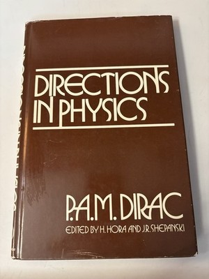 Directions in Physics By P. A. M. Dirac 1978 Hardcover Dust Jacket