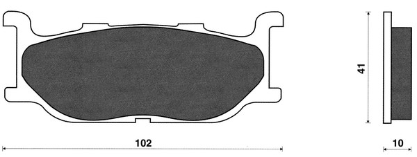 1 Paar C4 BremsbeläGe Vorne FüR Yamaha Majesty 400 2004-2004-image