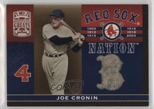 2005 Donruss Greats Red Sox Nation Materials Joe Cronin #RSN-9 HOF uk2