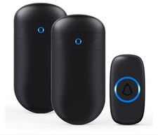 Wireless Doorbell Door Bell Over 1000ft Coverage With 2 Plugin Receivers 1 Water