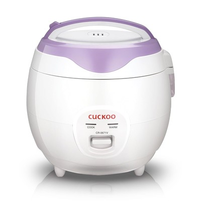 CUCKOO Basic Rice Cooker & Warmer with Nonstick Inner Pot, Rice Cooker 6-Cup ...
