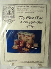 Willing Hands TOY CHEST ETUI Counted Cross Stitch Pattern Betsy Morgan