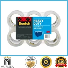 1.88 in. x 54.6 yds. Heavy Duty Shipping Packaging Tape (6 Rolls per Pack)