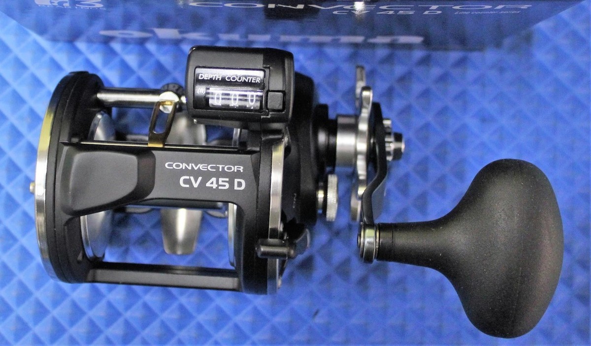 Okuma Convector Line Counter Trolling Reel With Dragmaster Washers