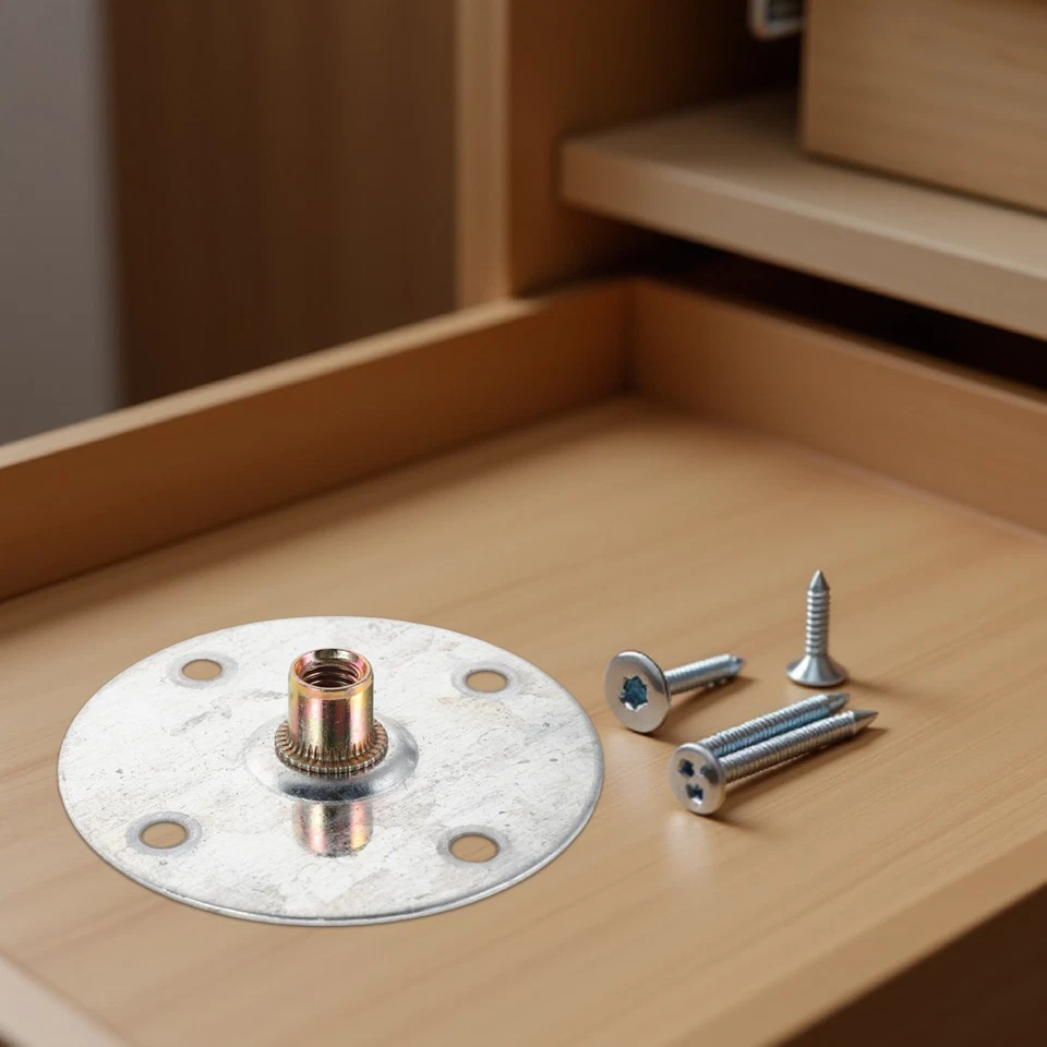  12 фиксирующих пластин для ножек дивана плоское крепление сиденья - Изображение 3 из 4