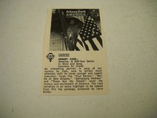 JOHNNY CASH original 1972 music biz promo lp review AMERICA 200 YEAR SALUTE