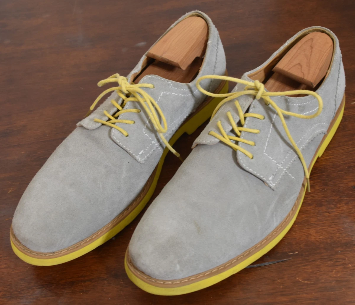 Suede Yellow Solid Dress Shoes for Men for sale | eBay