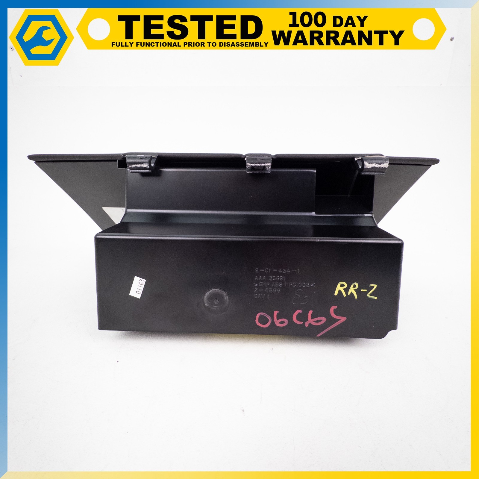 05-13 CHEVROLET CORVETTE C6 DASHBOARD COMPLETE GLOVE BOX ASSEMBLY BLACK OEM
