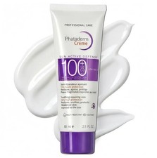 SPF 100 Sunscreen for Face, Sun Active Defense Cream, Broad Spectrum UVA UVB Pro
