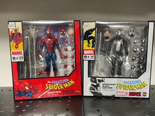 MAFEX No.075 Spider-Man Comic Ver No.147 Black Costume Figures Set Marvel JAPAN