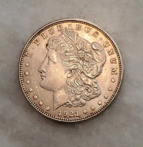 1921 P Morgan Silver Dollar Unc.