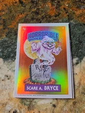 2025 Horrorible Kids SCARADISE Limited Edition Foil Chase Card Scare A. Bryce