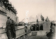 Foto Kriegsmarine WK2 Landungsboote in Tripolis Afrika 1941 X246