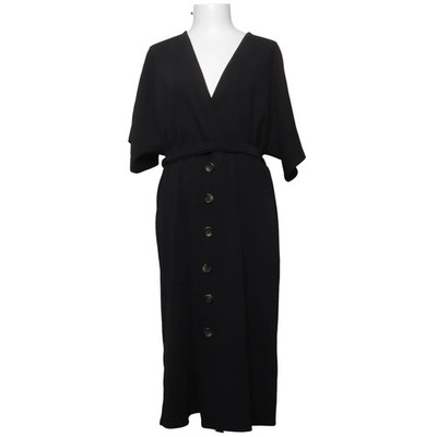 Boohoo, Kleid, Größe: 46, Schwarz, Elasthan/Polyester, Einfarbig, Damen #CiJ