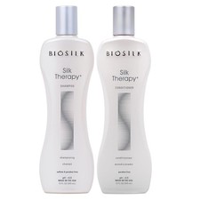 BIOSILK SILK THERAPY SHAMPOO CONDITIONER 12 OZ