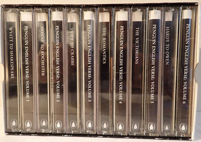 Penguin Audiobooks Penguin English Verse Cassette Set 1-6 (12 Cassettes 6 Books)