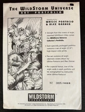 WILDSTORM Universe ART PORTFOLIO 8 PRINTS - Signed WHILCE PORTACIO- #895 of 5000