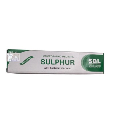 SBL Sulphur Anti-bacterial Ointment For Acne, Blackheads, Eczema, Psoriasis