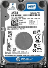 Western Digital WD3200LPVX-75V0TT0 320GB Sata Hard Drive DCM: HBMTJHB  S/N: WX31