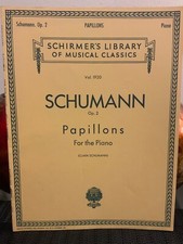 Schirmers Library Schumann Op.2 Papillons For...