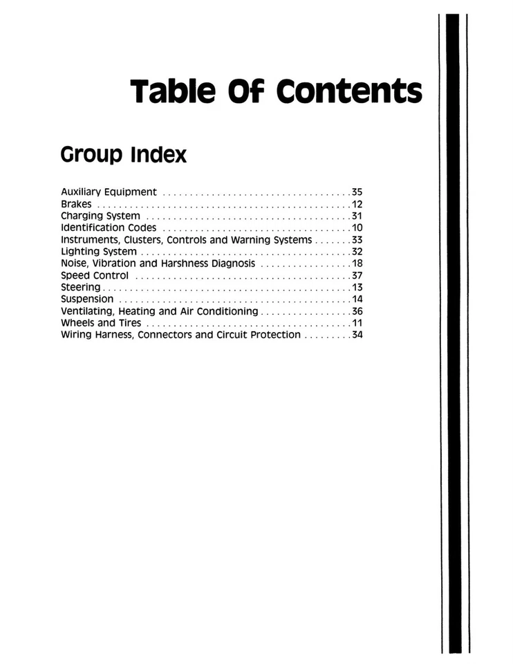 1987 Ford Mustang, Thunderbird, Mark VII, Cougar Shop Manual Set - Vol B, D и F - Изображение 2 из 4