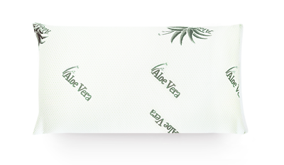 Nackenkissen Aloe Vera Kissen 40x80 2 Bezge Viscoschaum | eBay