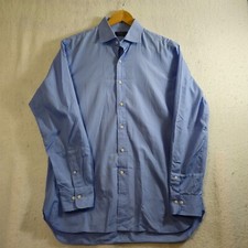 Polo Ralph Lauren Mens Dress Shirt Long Sleeve Size 16 1/2 Blue Regular Fit