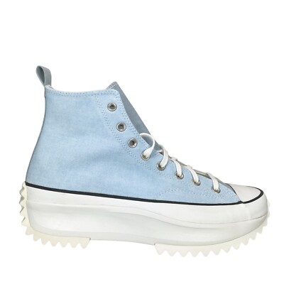 Converse Run Star Hike Hi Canvas Shoe Blue/Vintage White/Green 171894C (Size 9)