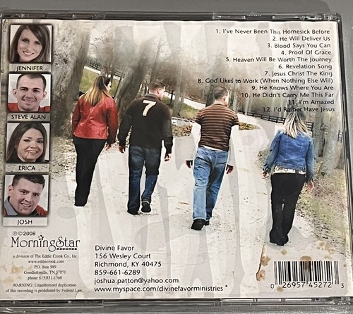 southern gospel cd. Devine Favor. Proof Of Grace. Sealed. Gospel Music. - Picture 3 of 5