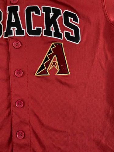 Team Athletics Arizona Diamondbacks Jersey Youth Size 8 Medium - Picture 3 of 10