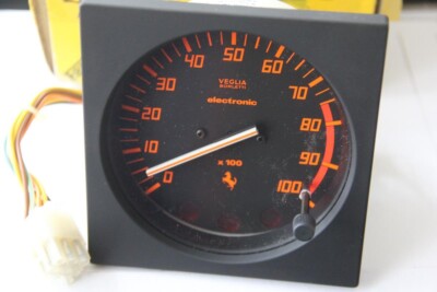 Ferrari 136659 Mondial T 3.4 Rev Counter Instument Revolution Gauge Clock NOS