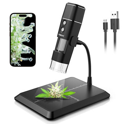 TOMLOV Handheld Wireless Digital Mikroskop 1000X USB mit iPhone/iPad/Mac