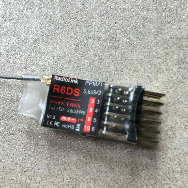 R6DS 2.4G 6 channel receiver For Radiolink transmitter AT9, AT9S and AT10, AT10