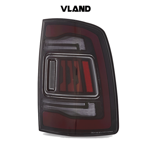 Luces traseras LED VLAND para Dodge RAM 1500 2500 3500 2009-2018 con señal secuencial - Imagen 2 de 14