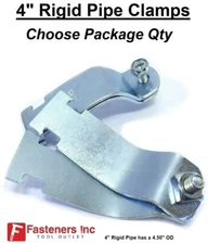 4" Rigid Steel Conduit Pipe Clamps for Unistrut Channel P1121 Strut Straps