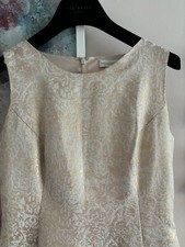 Monsoon - Gold Shimmer Blush Evening / Party Dress 